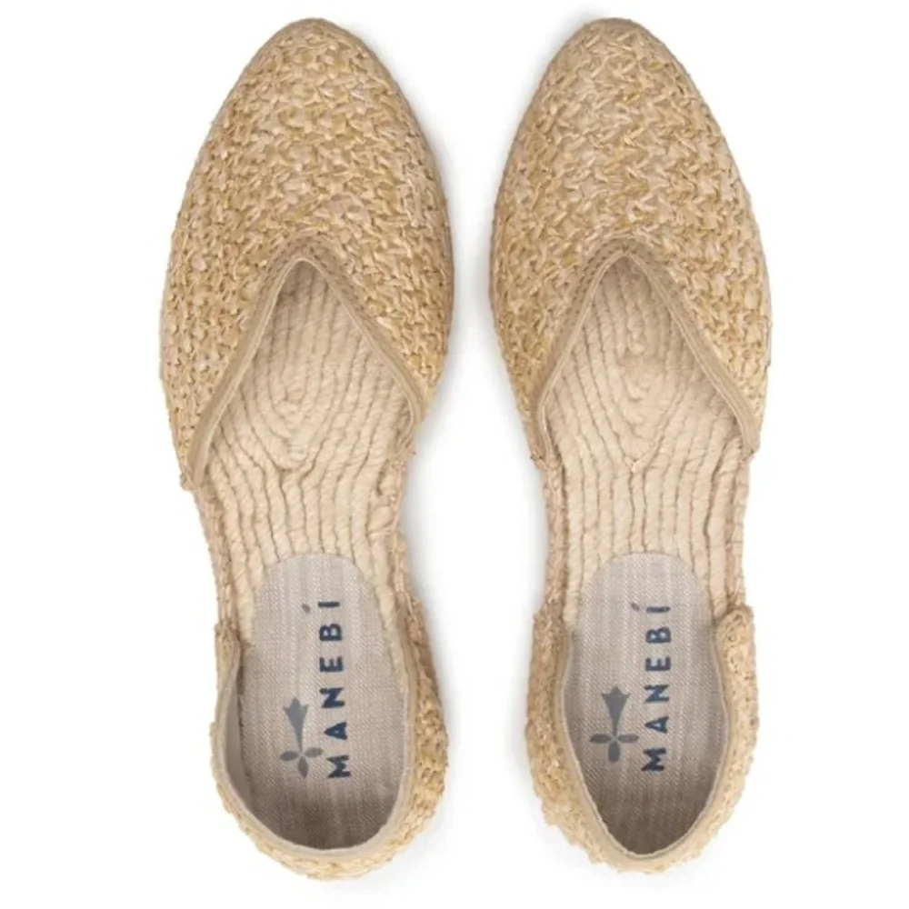 Manebi Espadrilles Open Side Flats